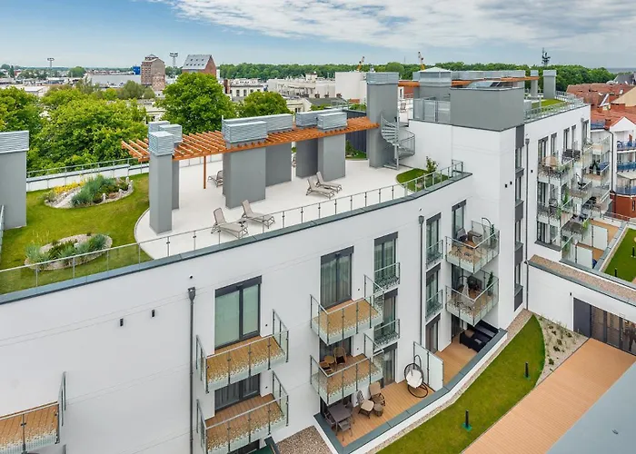 Apartament Nadmorskie Tarasy-basen Fitness Bawialnia Parking W Cenie - Kołobrzeg