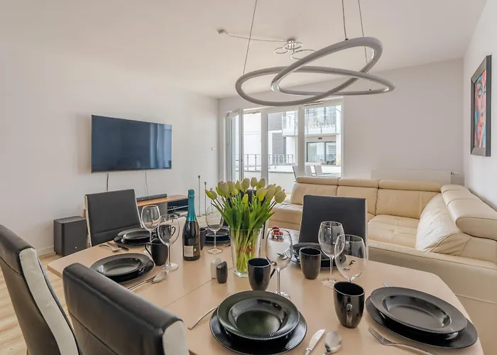 Apartament Nadmorskie Tarasy-basen Fitness Bawialnia Parking W Cenie -